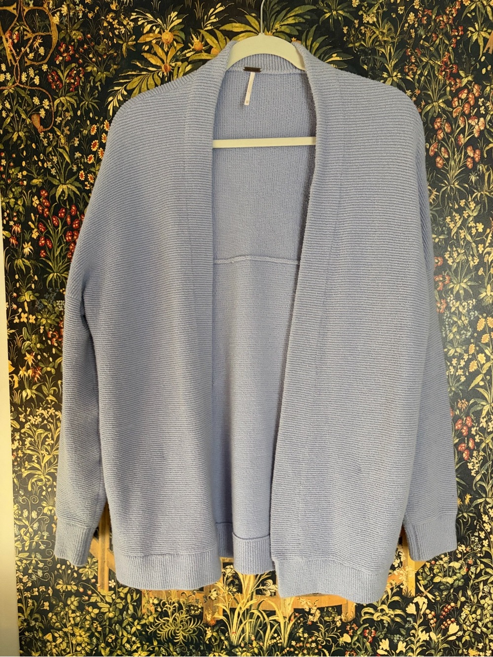 Free People Periwinkle Open-Front Cardigan